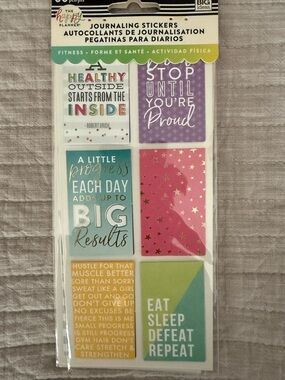The Happy Planner Motivational Journaling Stickers - Multicolor